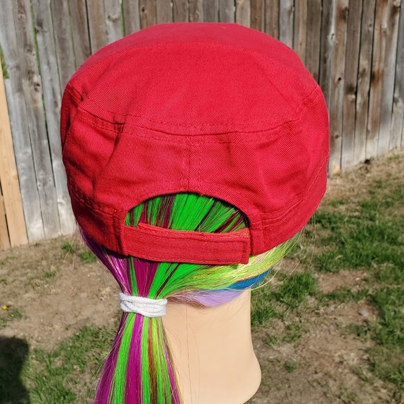 Ladies Red BLING Hat NEW - Picture 4 of 4